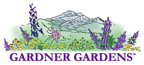 Gardner Gardens logo, created by Marilyn Sabold.